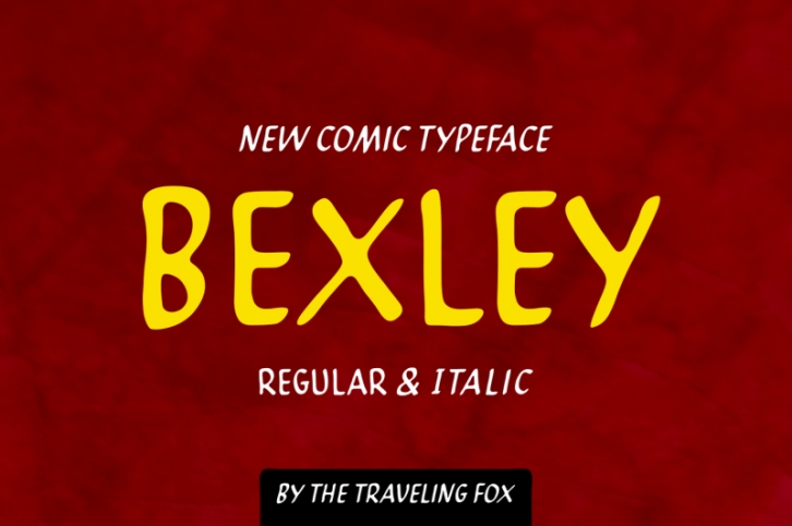 Bexley - Comic Typeface Font Download
