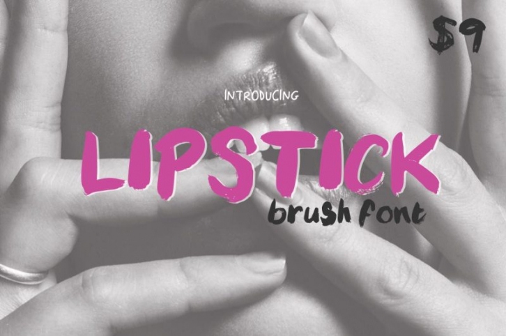 Lipstick Brush Font Font Download