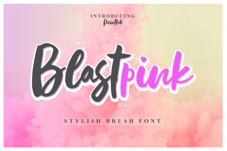 blastpink Brush Font Download