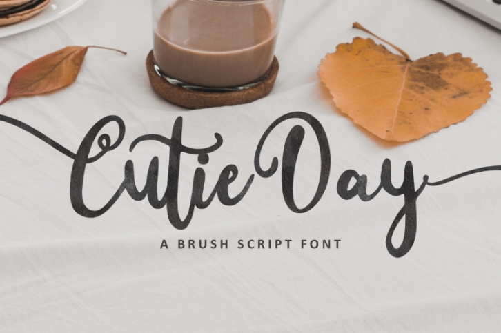 Cutie Day - Cute Script Font Font Download