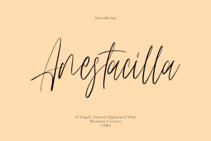 Anestacilla Font Download