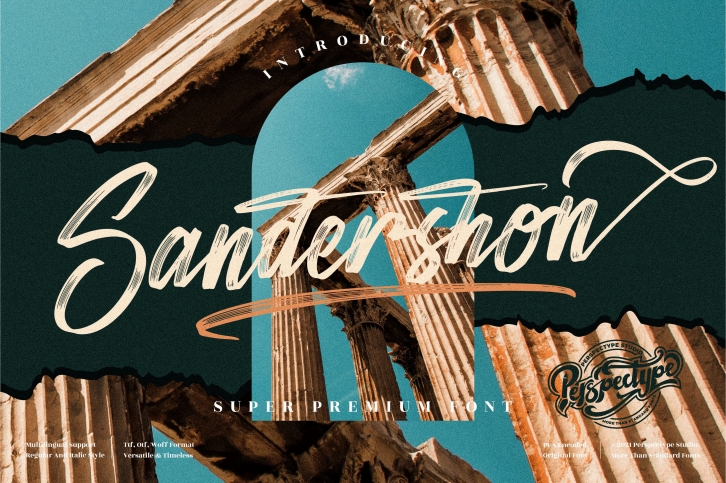 Sandersh Font Download