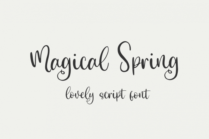 Magical Spring Font Download