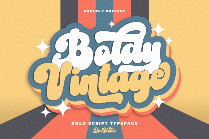 Boldy Vintage Font Download