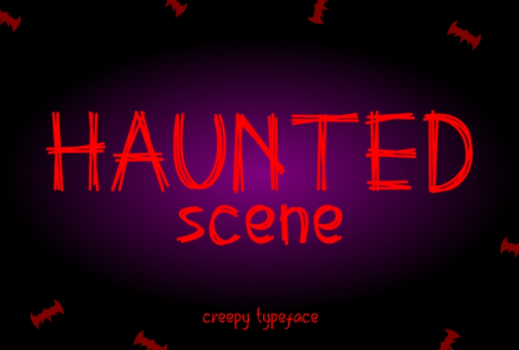 Haunted Scene Font Download