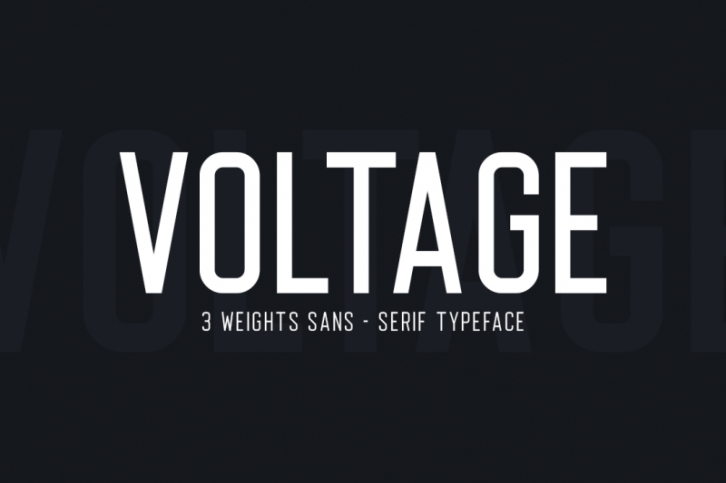 Voltage Sans Font Download