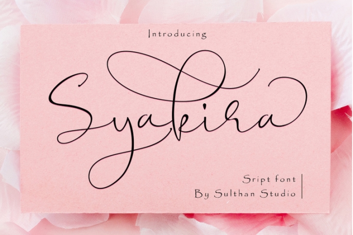 Syakira Script Font Download