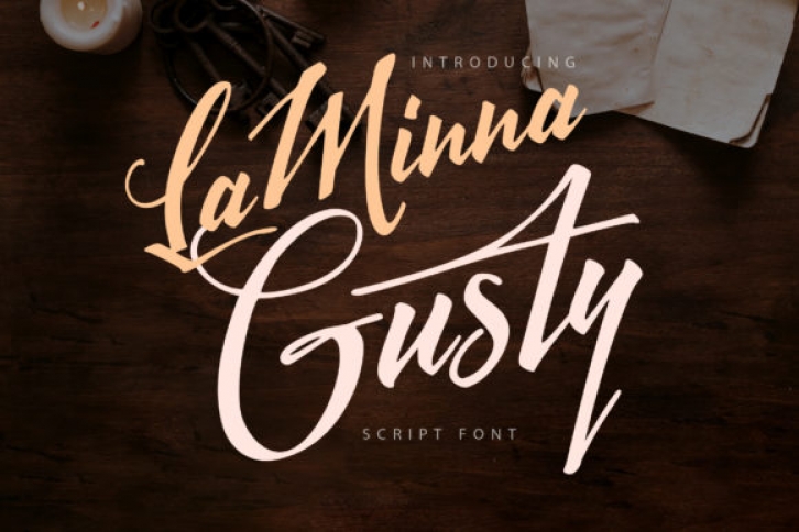 LaMinna Gusty Font Download