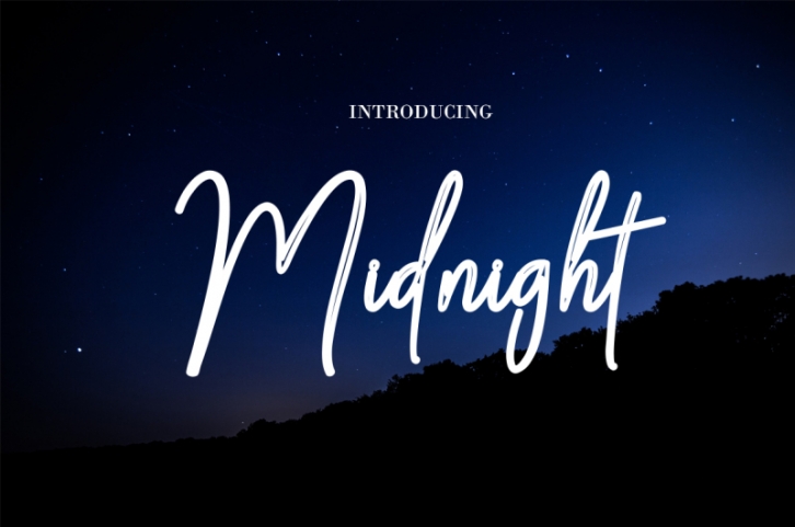 Midnight Script Font Download