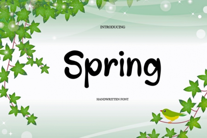 Spring Font Download