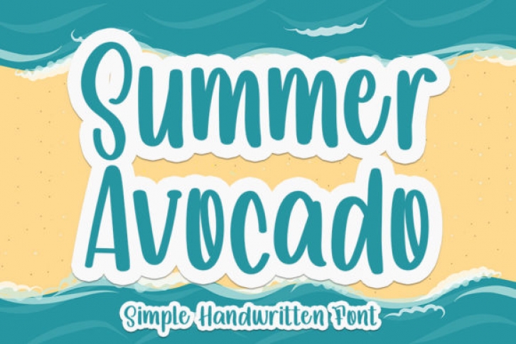 Summer Avocado Font Download