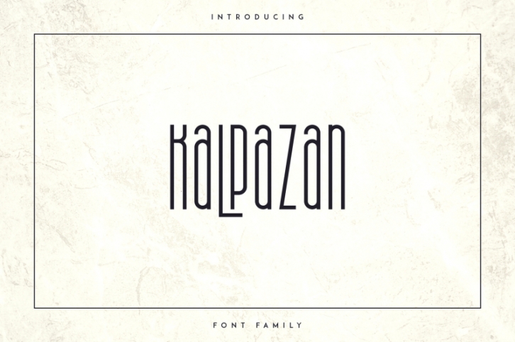 Kalpazan font family -70% Font Download