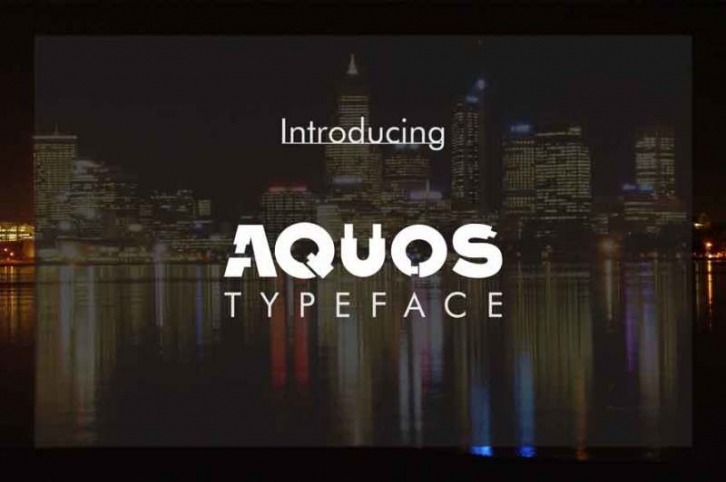 Aquos Typeface Font Download