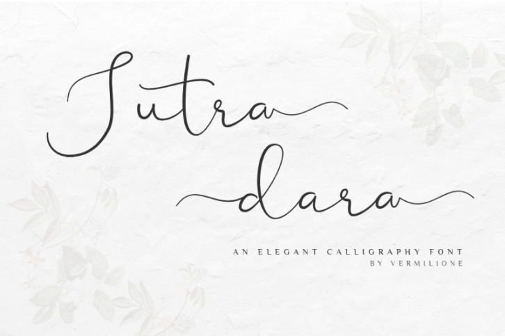 Sutra dara Elegant Calligraphy Font Font Download