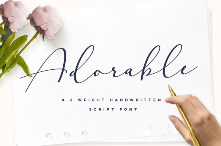 Adorable Handwritten Script Font Font Download