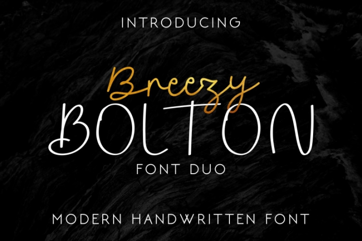 Breezy Bolton Font Download