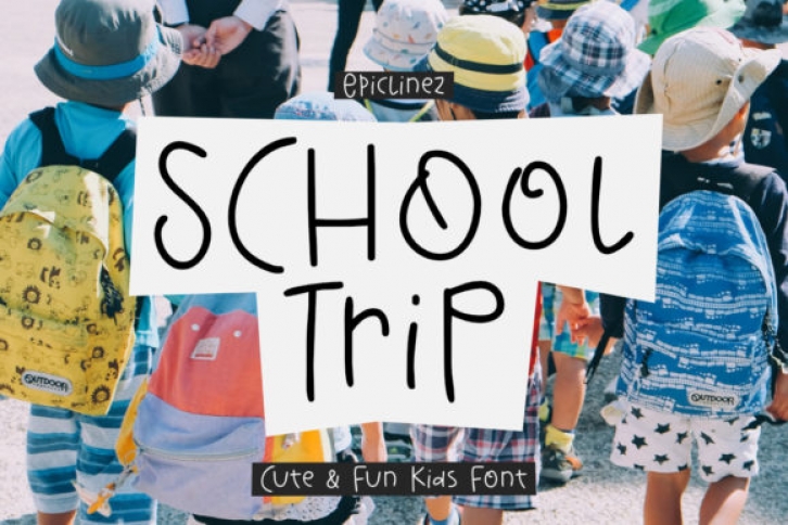 School Trip Font Download