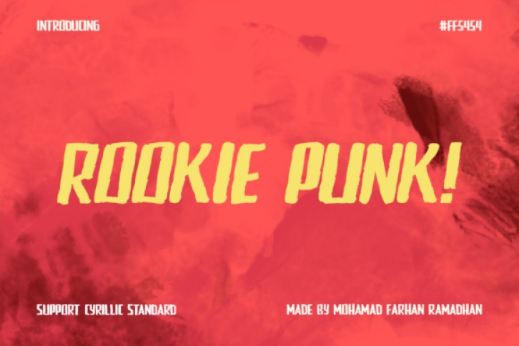 Rookie Punk Font Download