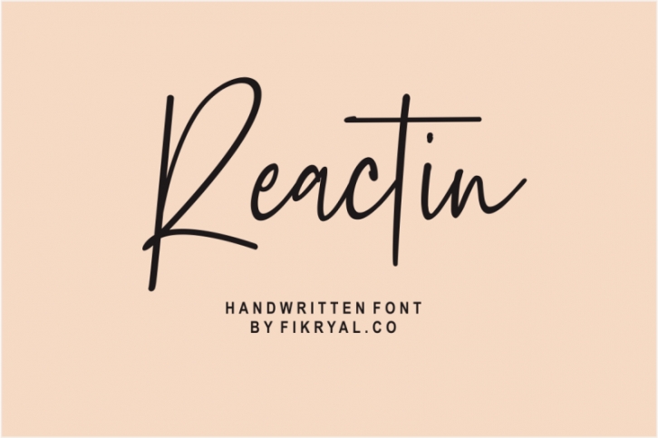 Reactin Font Download