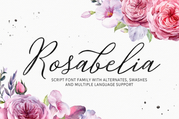 Rosabelia Script - Font Family Font Download