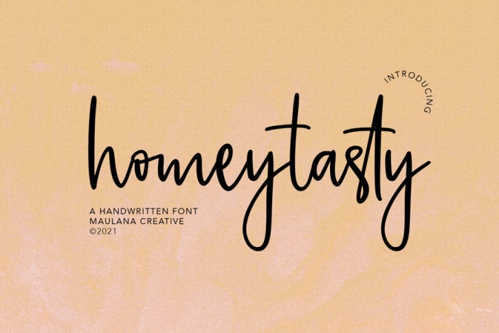 Homeytasty Handwritten Script Font Font Download