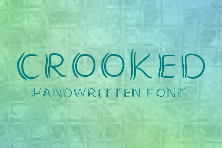 Crooked handwritten Font Download