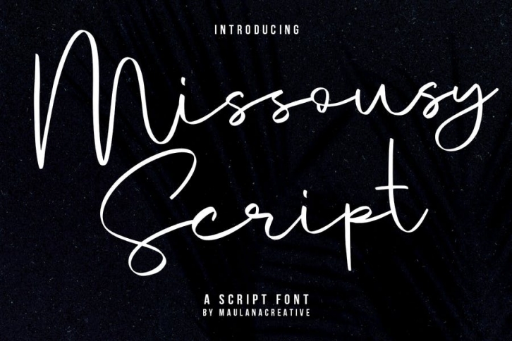 Missousy Handwritten Script Font Font Download