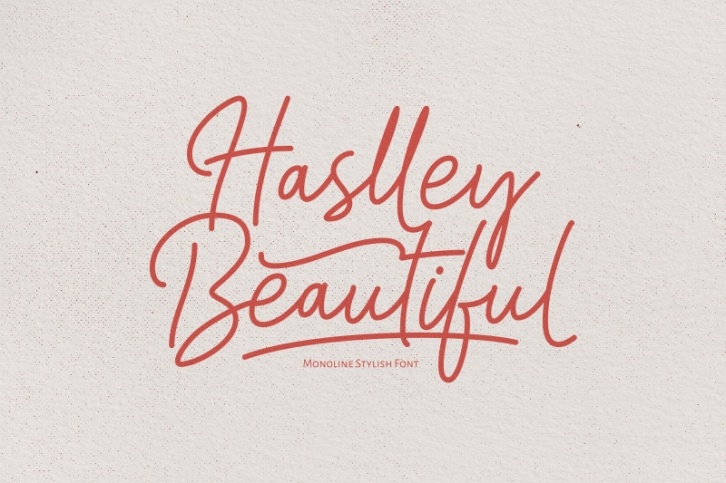 Haslley Beautiful Font Download