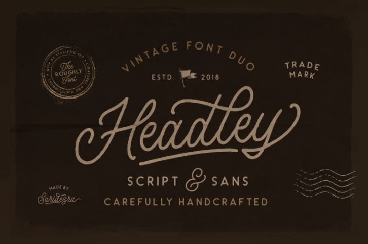 Headley - Vintage Font Duo (30% OFF) Font Download