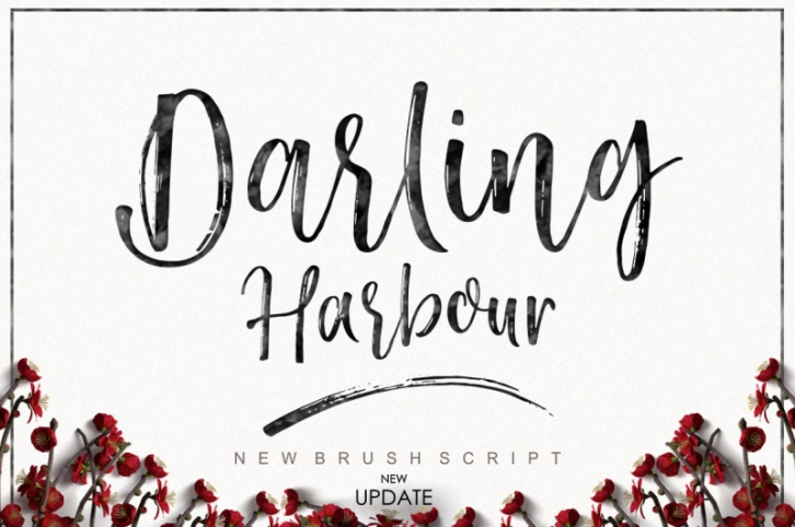 Darling Harbour Brush Font Download