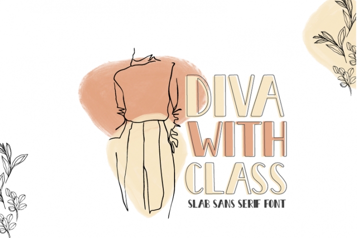 Diva With Class Bold Font | LoveSVG Font Download