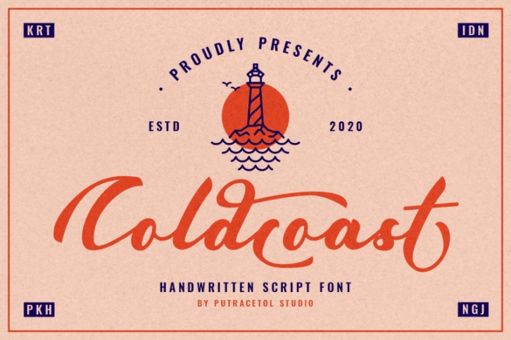 Coldcoast - Modern Handwritten Script Font Download