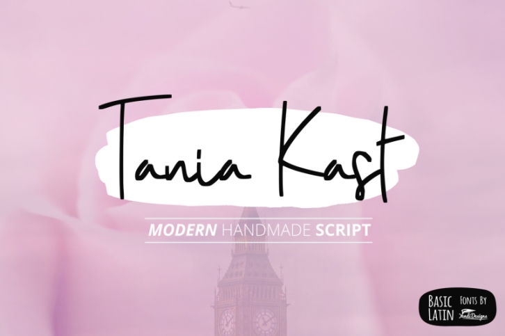 Tania Kast Modern Script Font Download