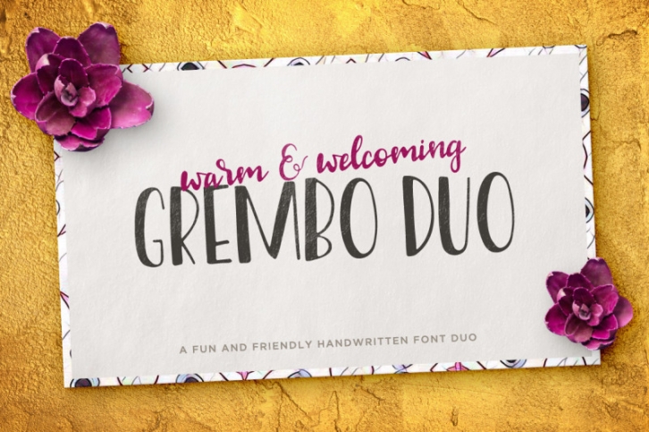 Grembo Font Duo Font Download