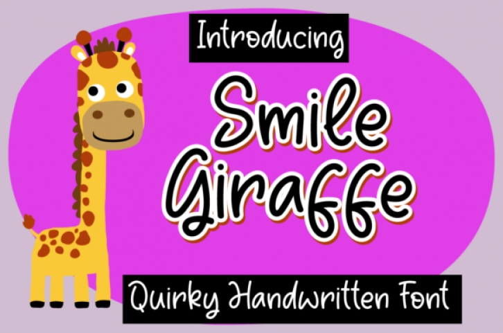 Smille Giraffe Font Download