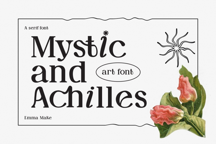 Mystic and Achilles Art Font Download