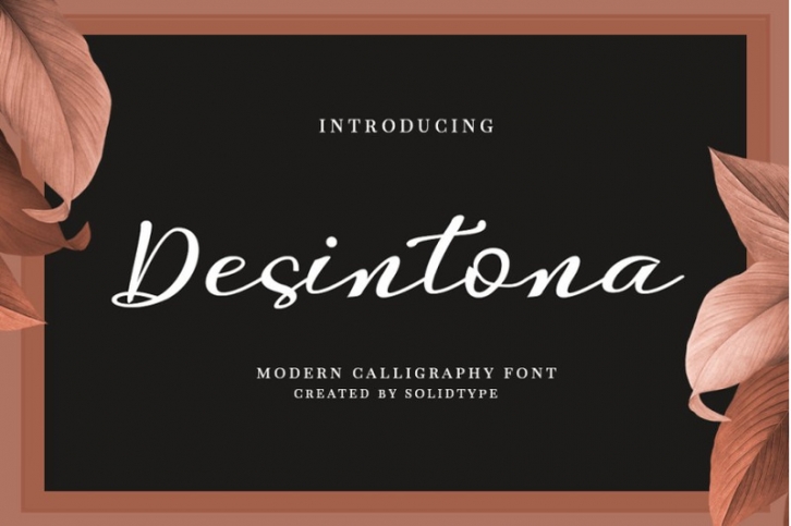 Desintona Script Font Download
