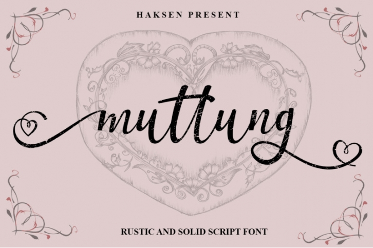 Muttung Beauty Script Font Download
