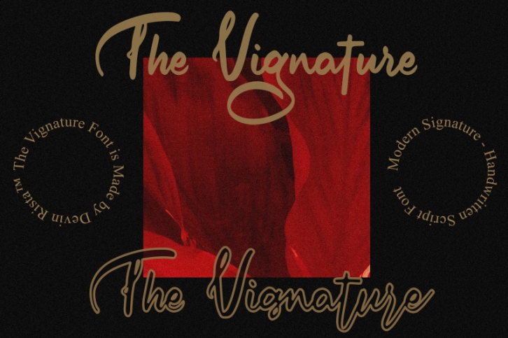 The Vignature Handstylish Font Font Download
