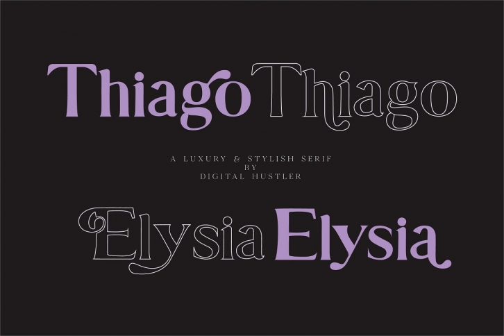 Thiago  Elysia Font Download