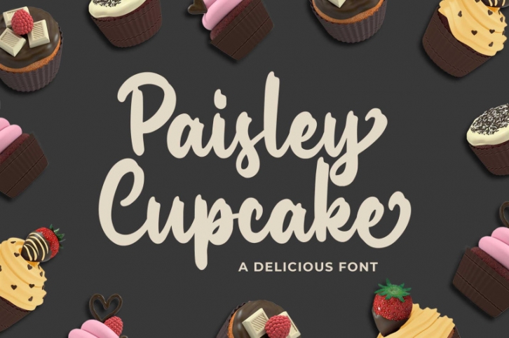 Paisley Cupkace a Delicious Font Font Download