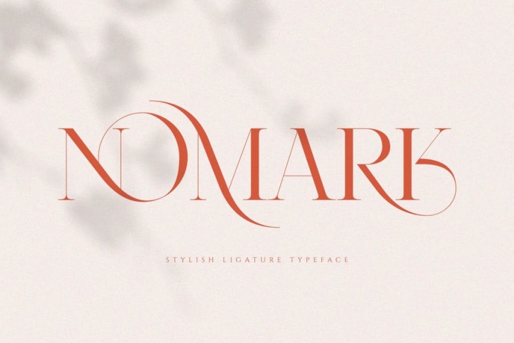 NOMARK - Ligature Typeface Font Download