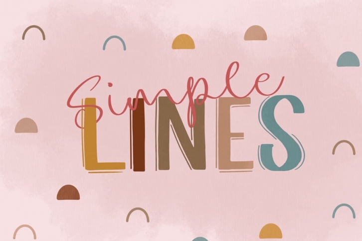 Simple Lines Duo Font Download