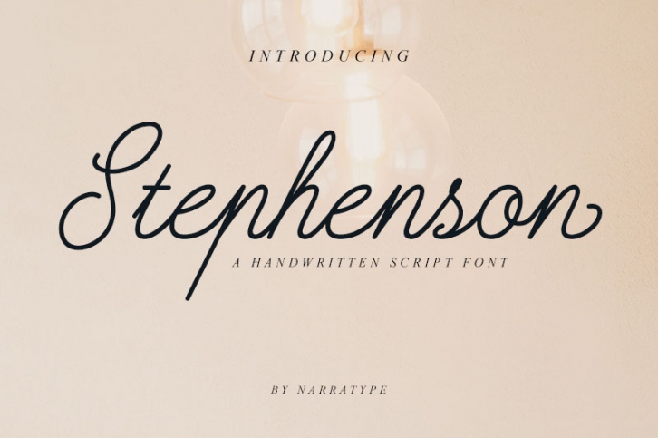Stephenson Script Font Font Download