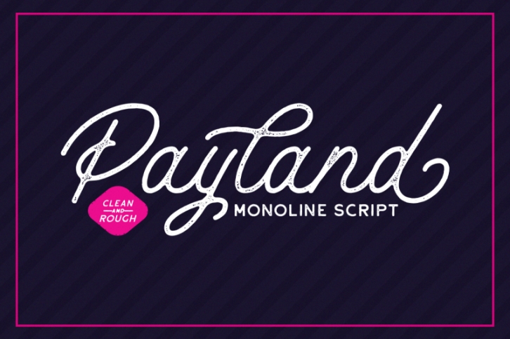 Payland Monoline Script Font Download