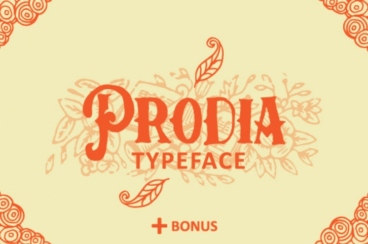 Prodia Typeface Font Download