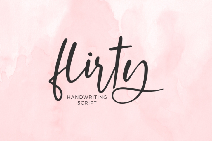 Flirty Script Font Font Download