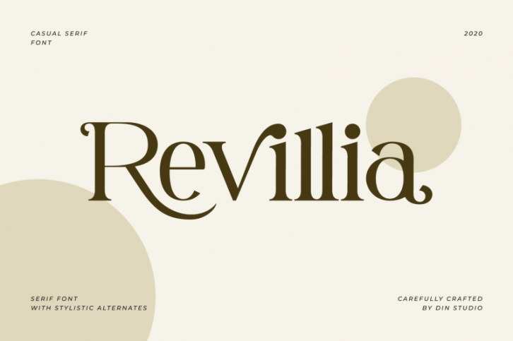 Revillia-Casual Serif Font Font Download