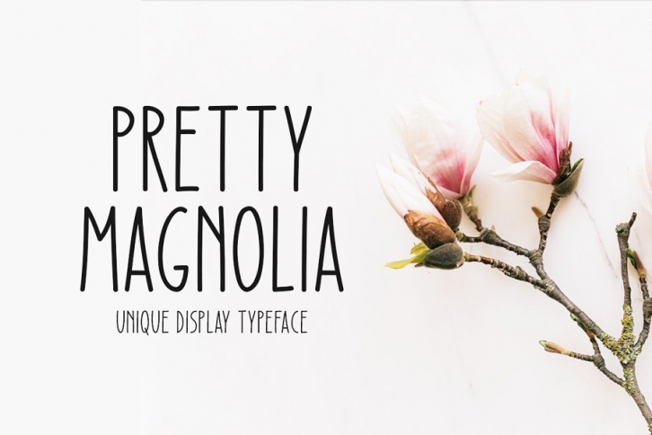 Pretty Magnolia Typeface Font Download