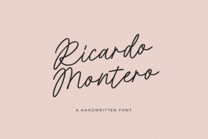 Ricardo Montero Font Download